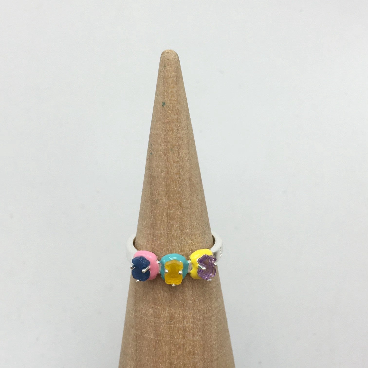 Small gold and gemstones Ring TOUS Balloon