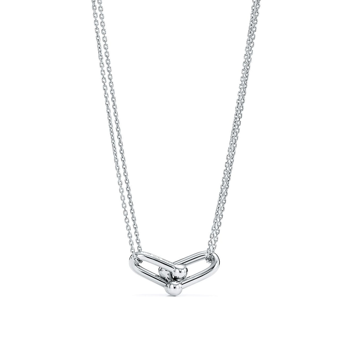 Tiffany HardWear Double Link Pendant in Sterling Silver