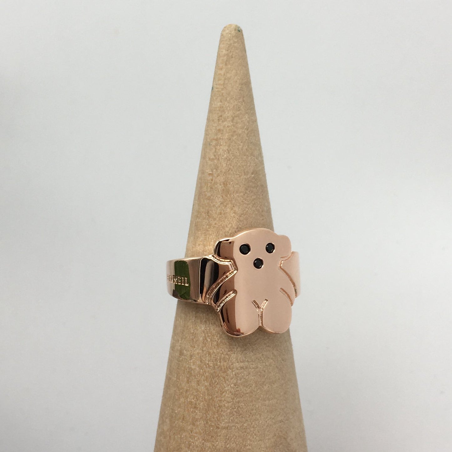Rose Vermeil Silver Sweet Dolls Ring with Spinel