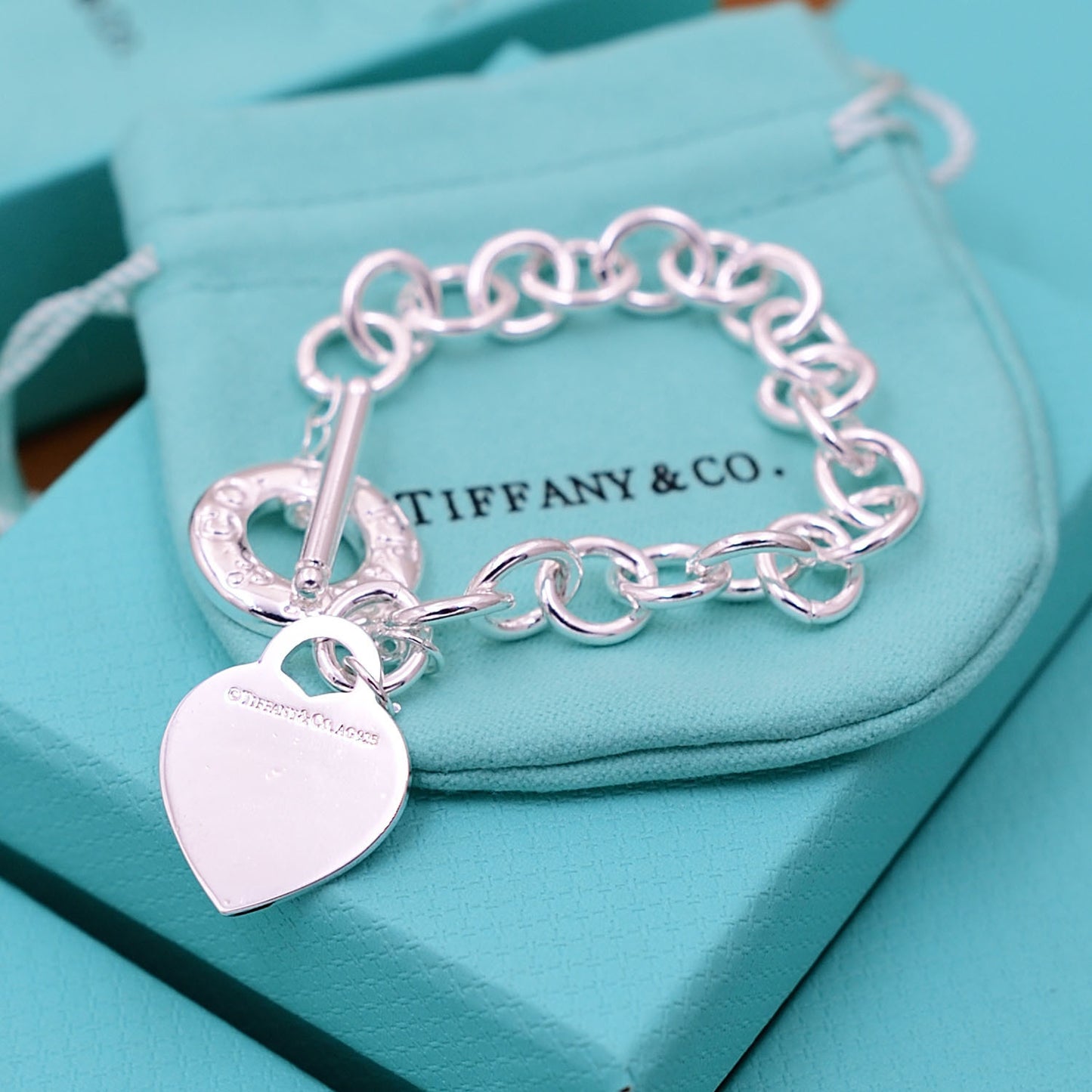 Tiffany and Co. Return to Tiffany Heart Toggle Bracelet
