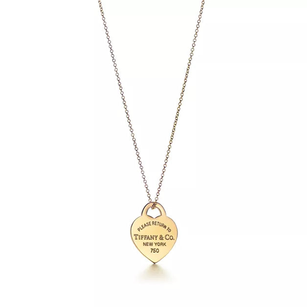 Return to Tiffany® Heart Tag Pendant in Yellow Gold