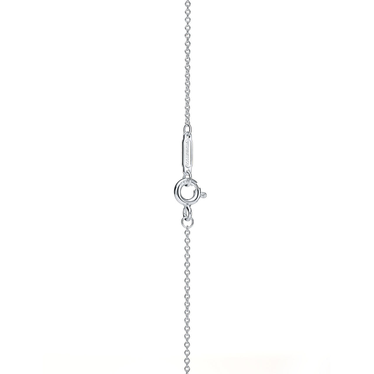 Iconic Tiffany & Co. Sterling Silver Heart Tag Pendant Necklace, Medium Size