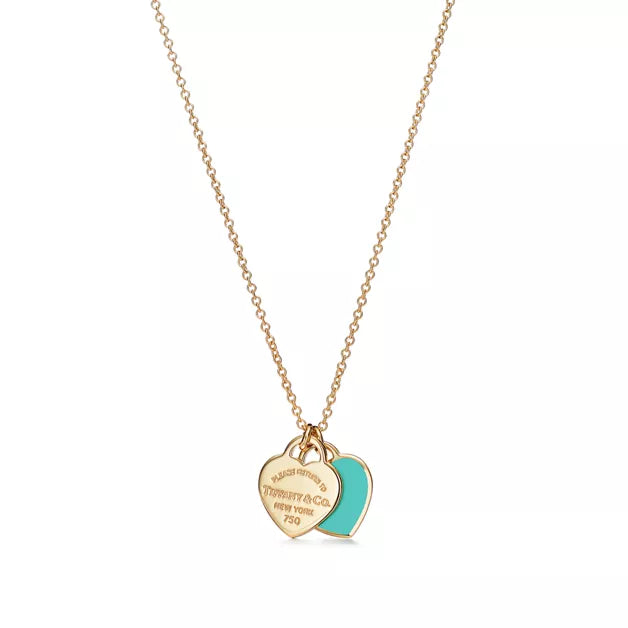 Return to Tiffany® Mini Double Heart Tag Pendant
