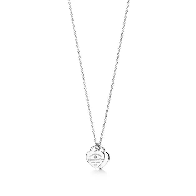 Return to Tiffany® Heart Tag Pendant in Sterling Silver with a Diamond, Mini