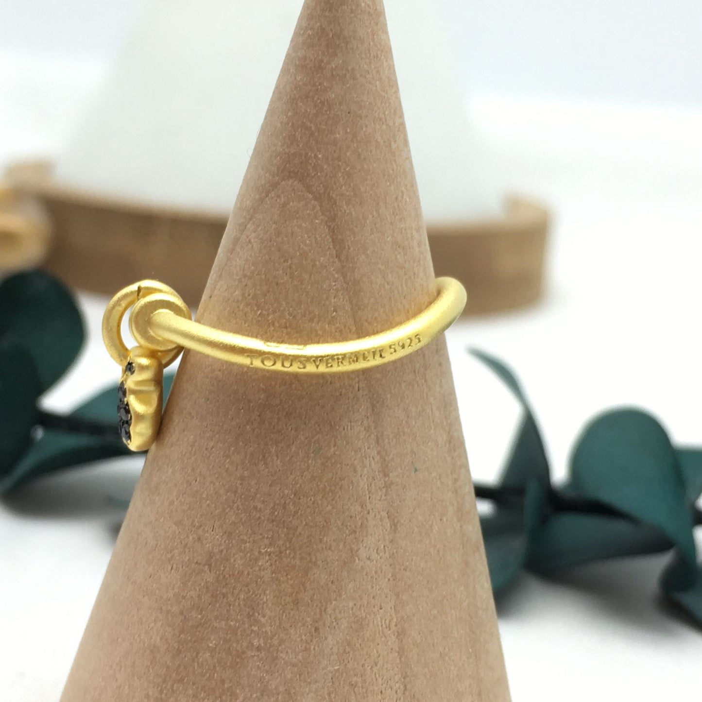 Silver vermeil Luah luna Ring with sapphires