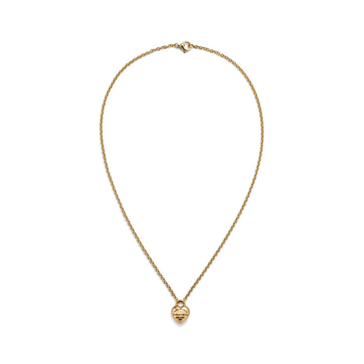 Return to Tiffany® Full Heart Pendant in Yellow Gold