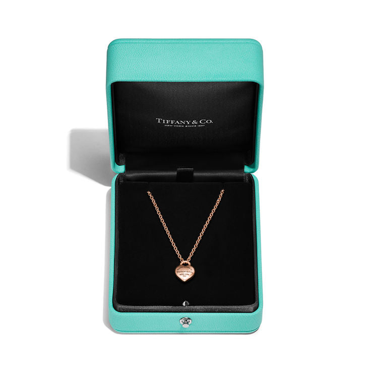 Return to Tiffany® Full Heart Pendant in Rose Gold