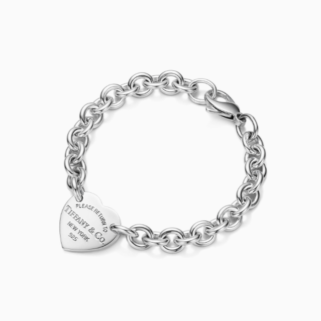 Return to Tiffany® Heart Tag Bracelet in Silver