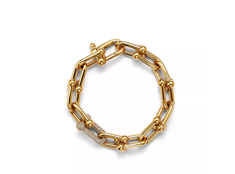 Tiffany HardWear Large Link Bracelet in Yellow Gold