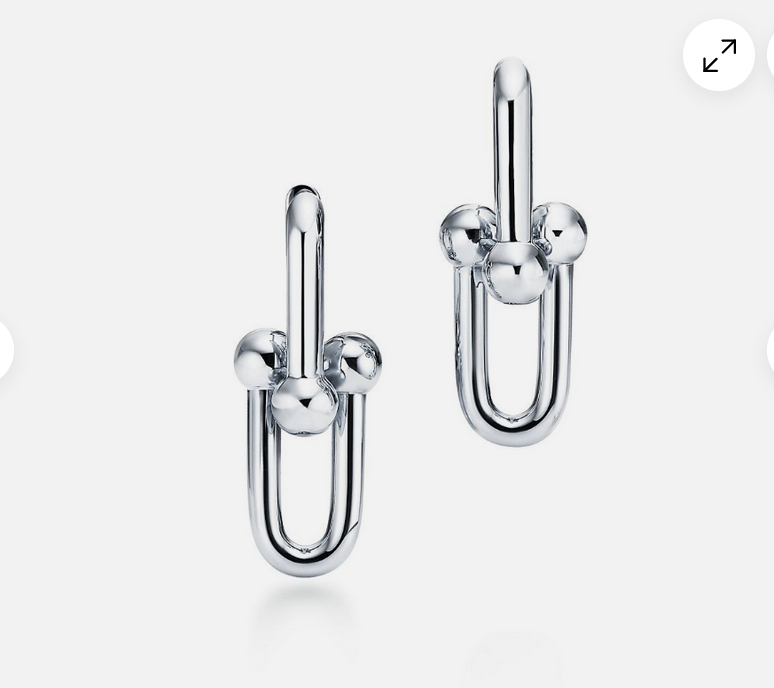 Idyllia Stud Earrings and necklace alert lock silver bracelet double link earrings