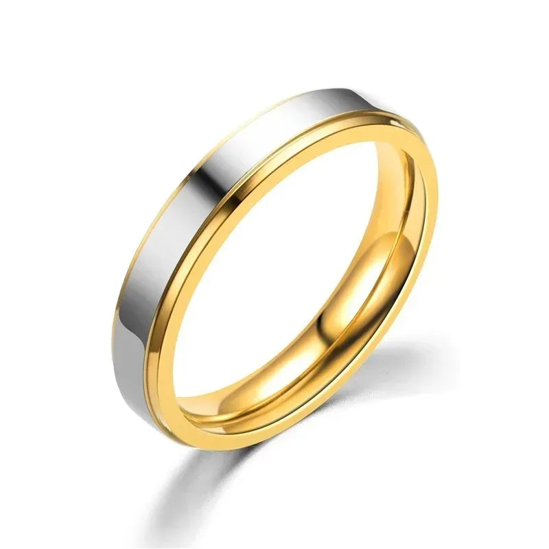 Simple Couple Rings For Men Women High Quality Stainless steel Wedding Rings Anniversary Jewelry