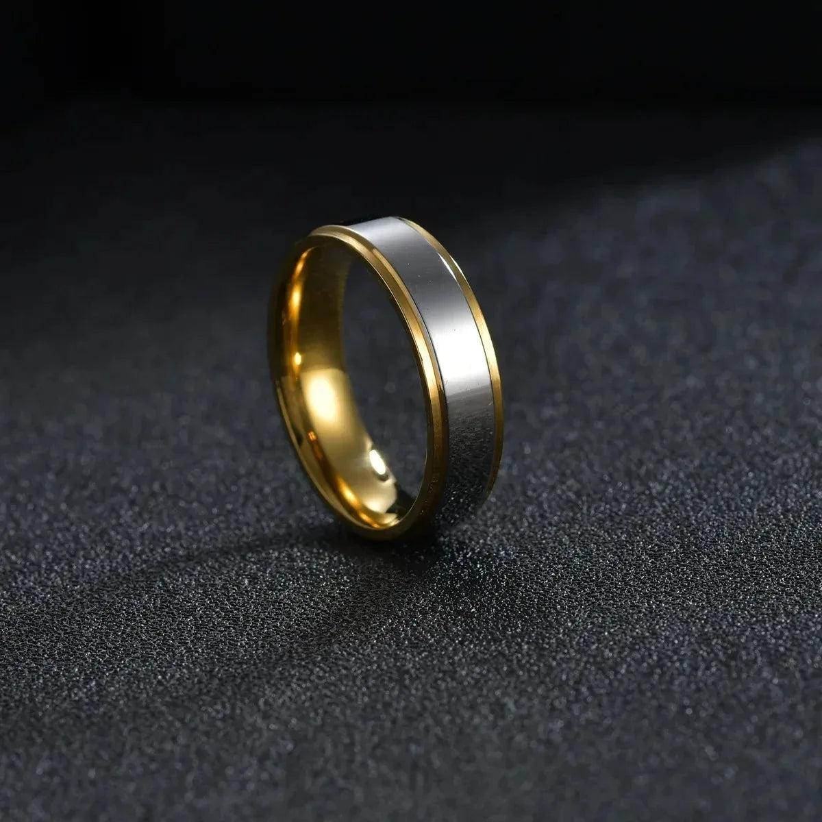 Simple Couple Rings For Men Women High Quality Stainless steel Wedding Rings Anniversary Jewelry