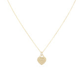 Tiffany & Co Return to Tiffany Heart Yellow Gold Pendant Necklace Mini