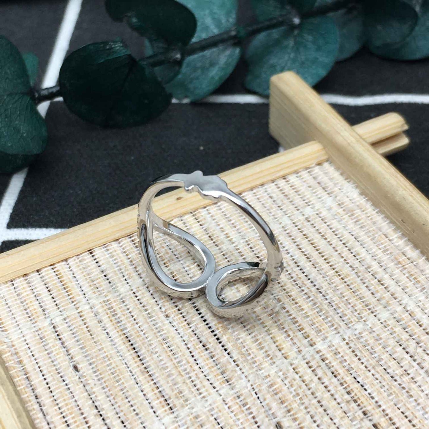 White with Happy Moments Ring