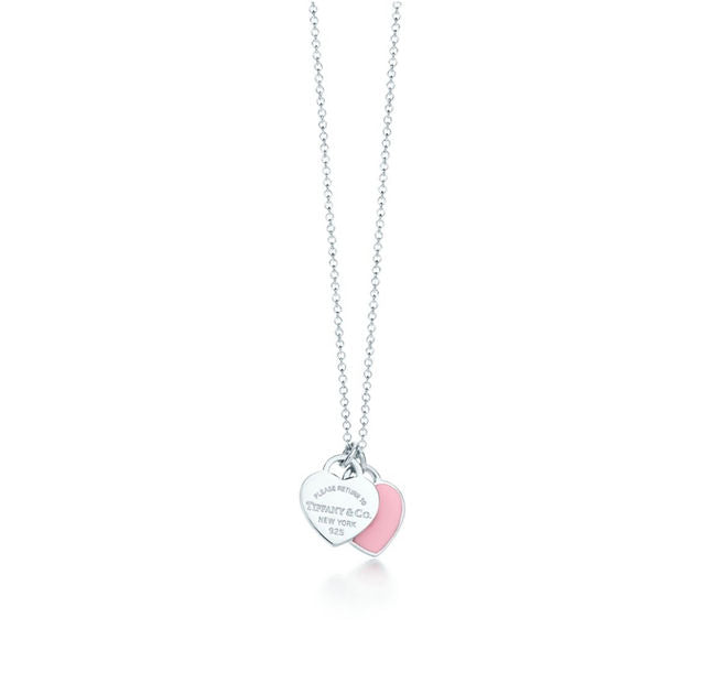 Return to Tiffany™ Sterling Silver Pink Necklace
