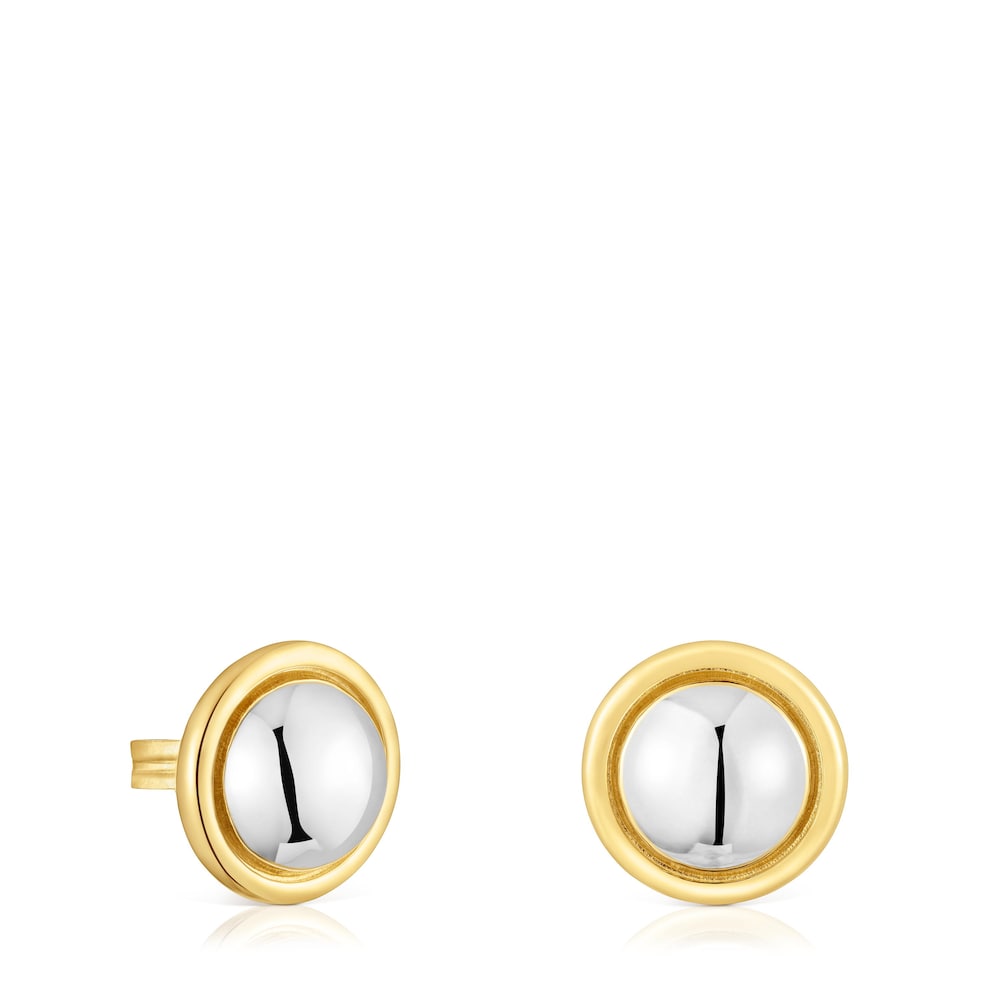 Two-tone Earrings Plump |
