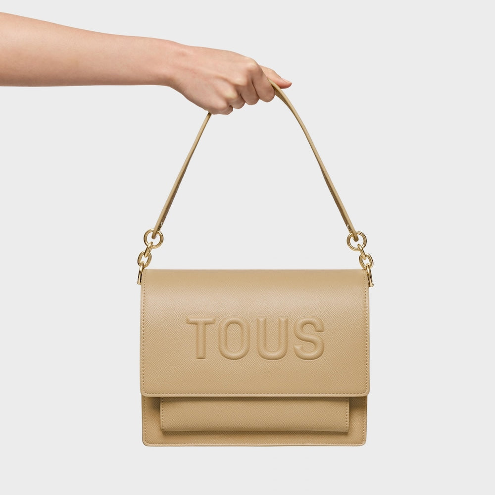 Medium sand-colored Audree Crossbody bag Brenda |