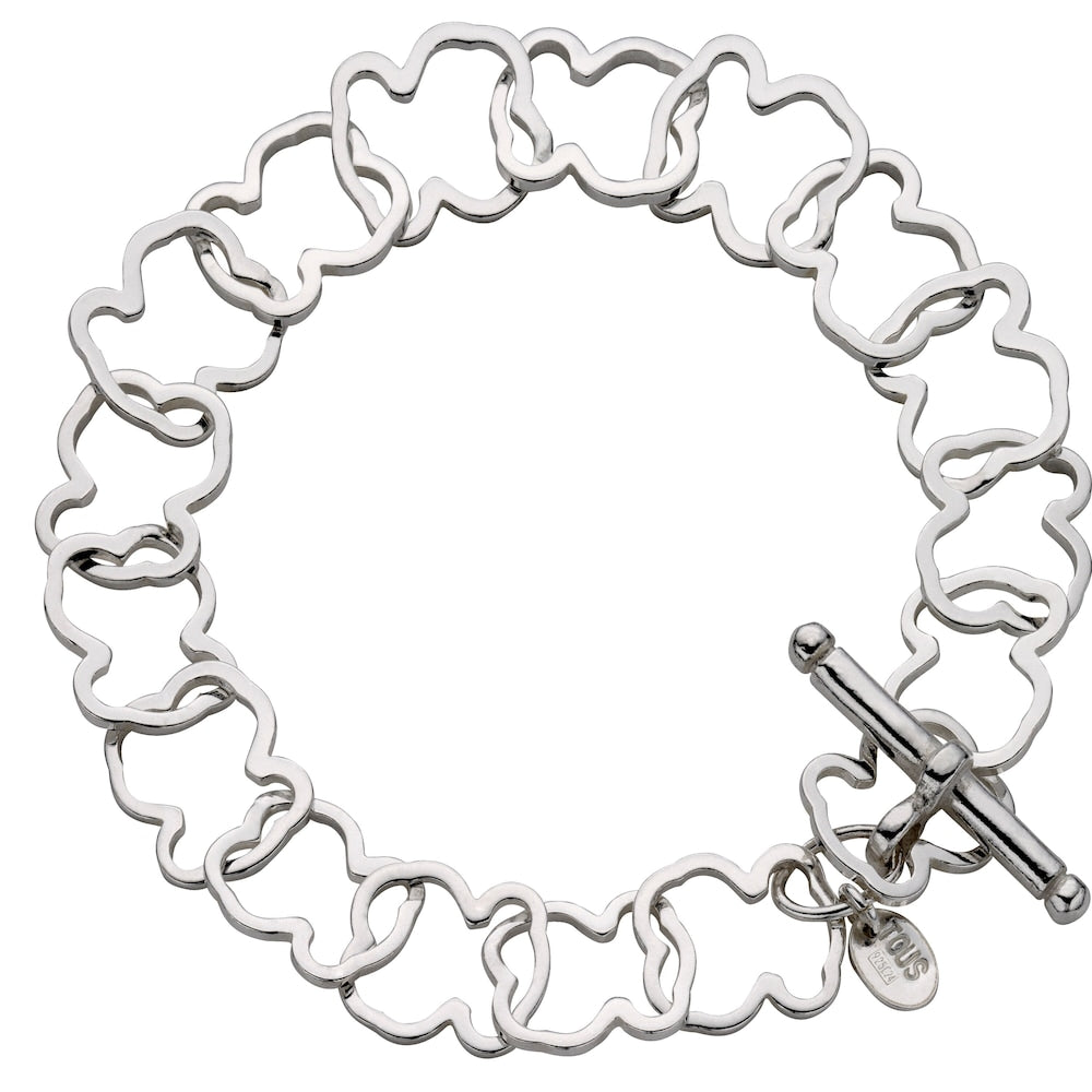 Silver Carrusel Bracelet 19cm