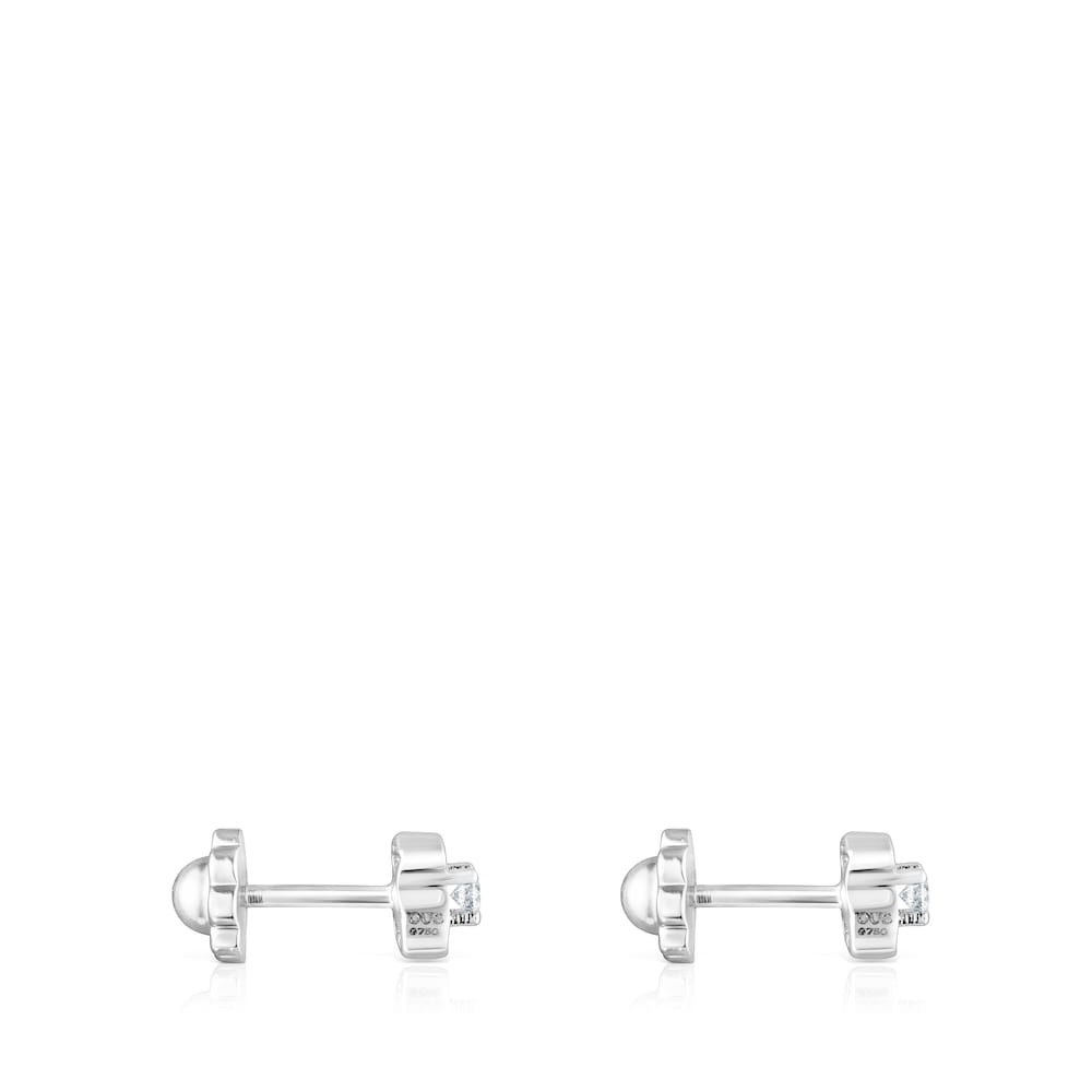 White gold Silueta earrings |