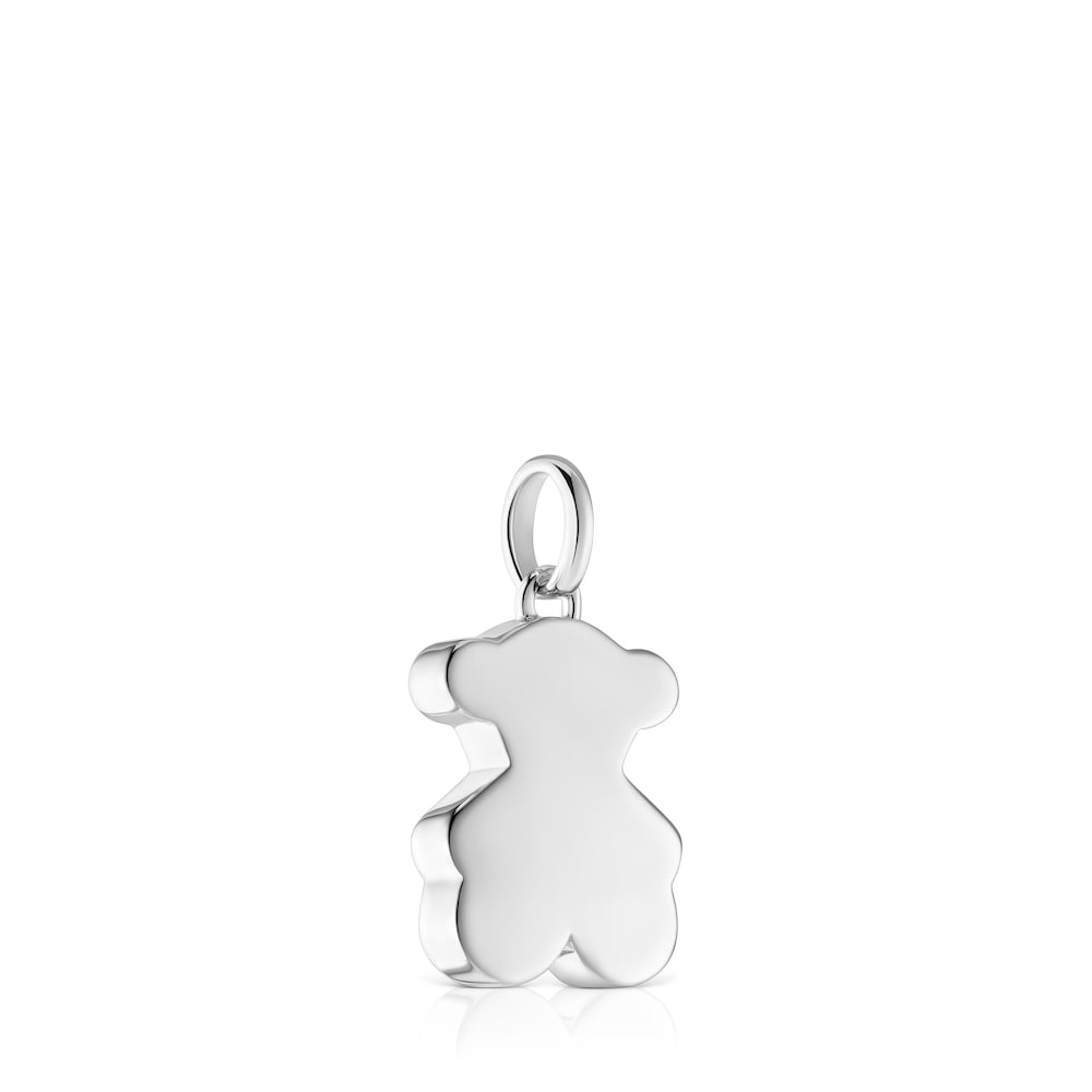 Small 16mm silver bear pendant Sweet Dolls |