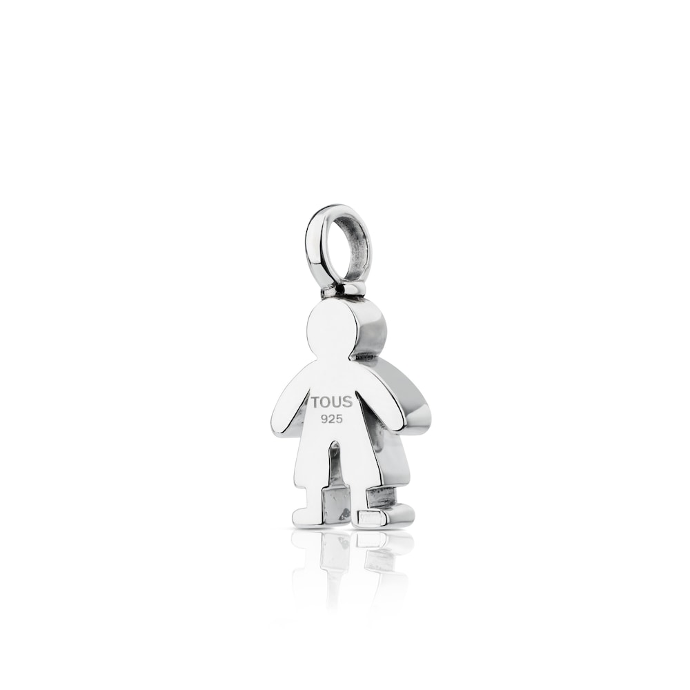 Silver Sweet Dolls boy Pendant |