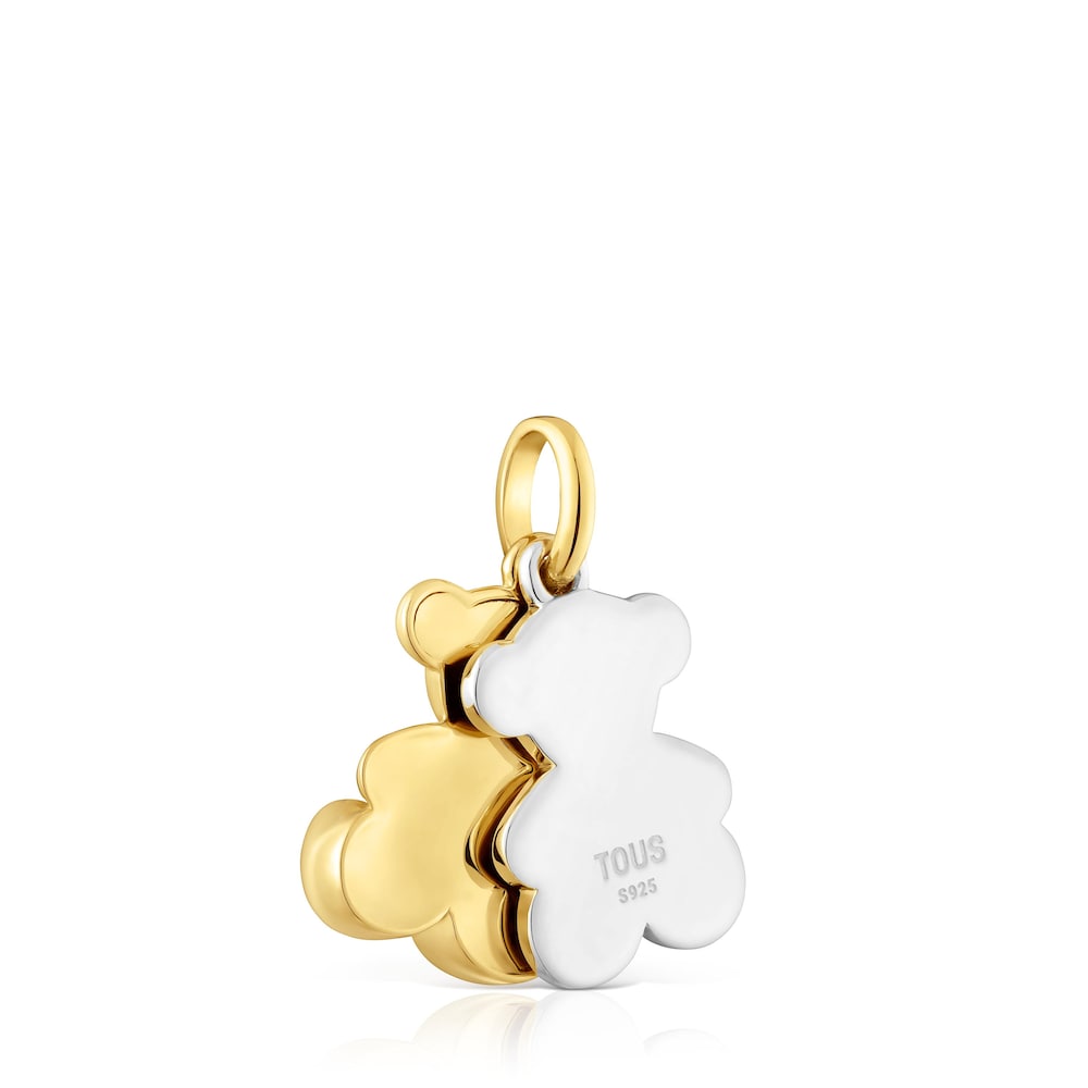 Two-tone double-bear Pendant Bold Bear |