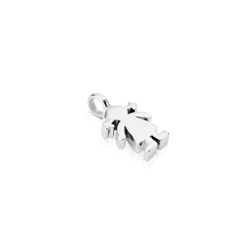 Silver Sweet Dolls girl Pendant