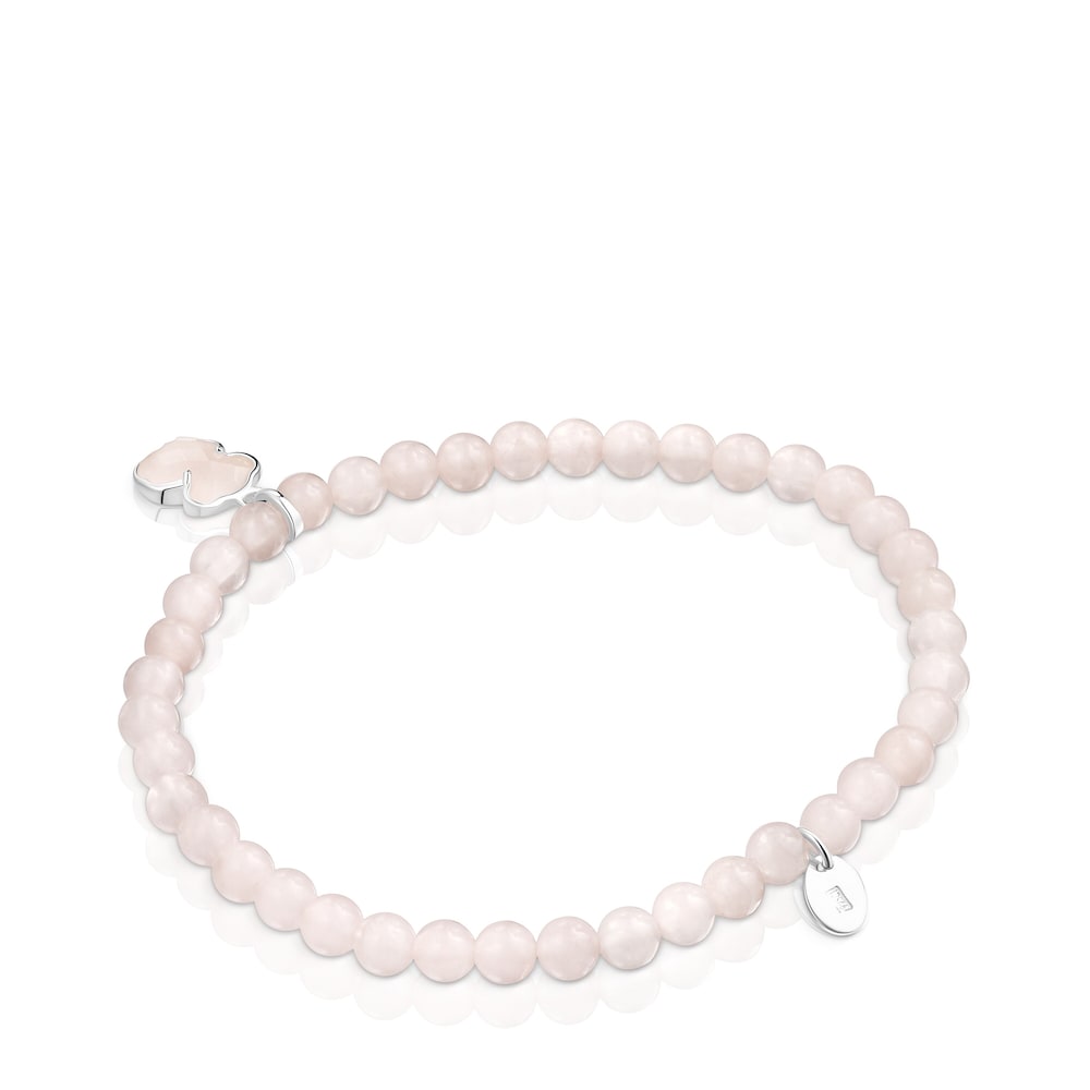 Silver and quartz Icon Color bracelet |