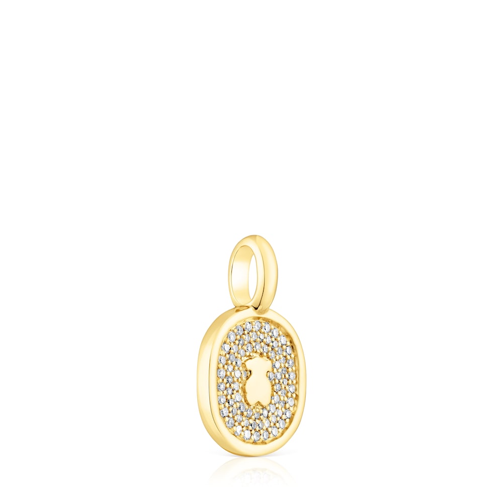 Gold Oursin Pendant