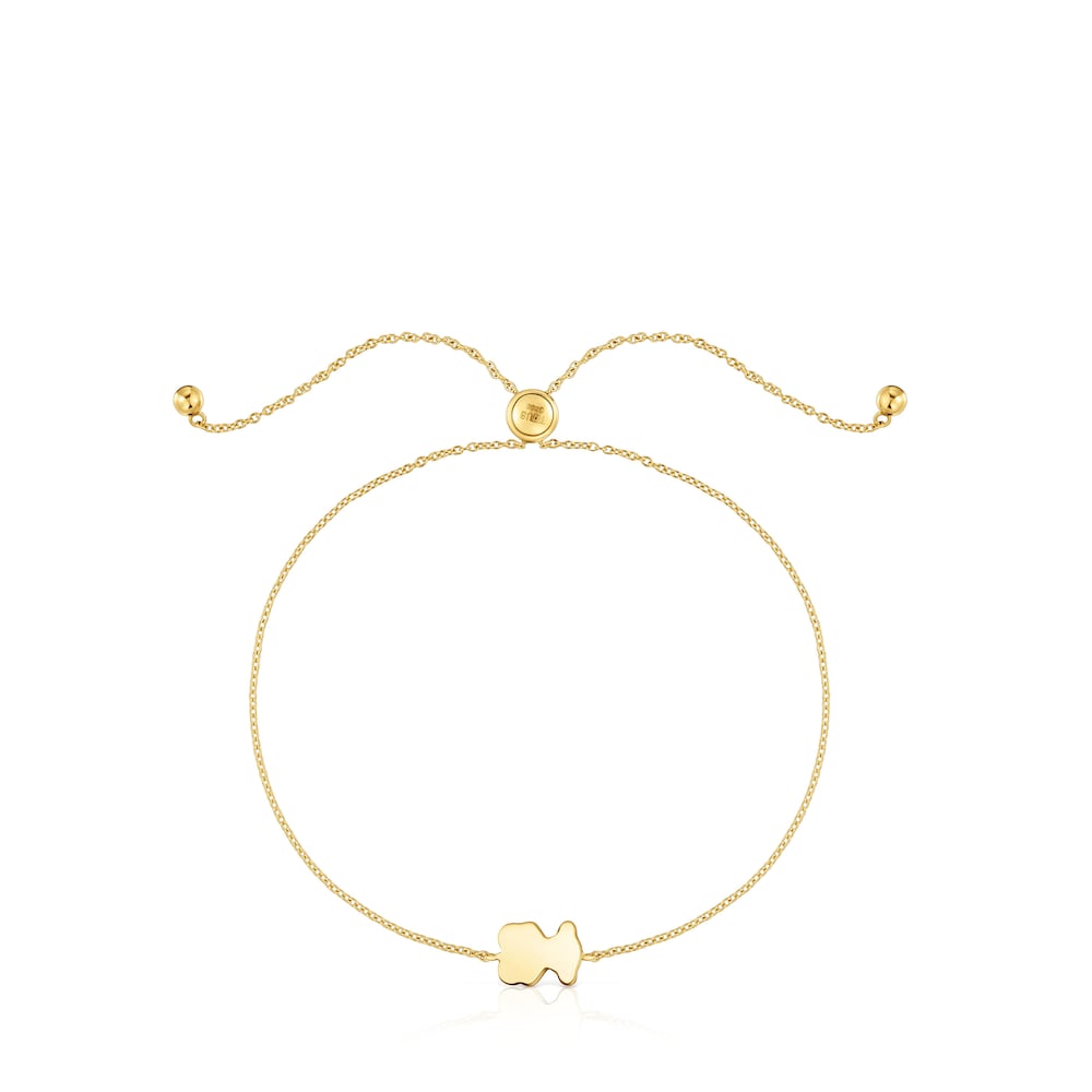 Gold bear motif Bracelet with lapis lazuli 1950