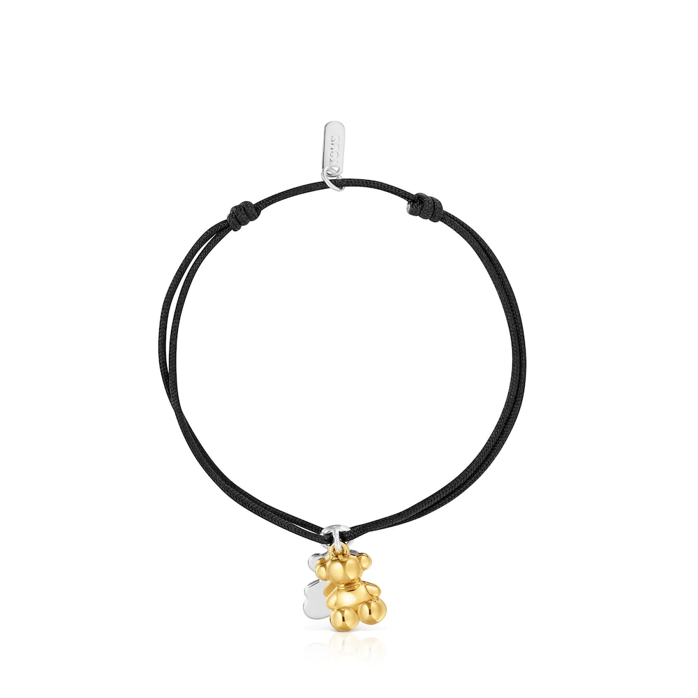 Two-tone nylon Bracelet with double bear Bold Bear |
