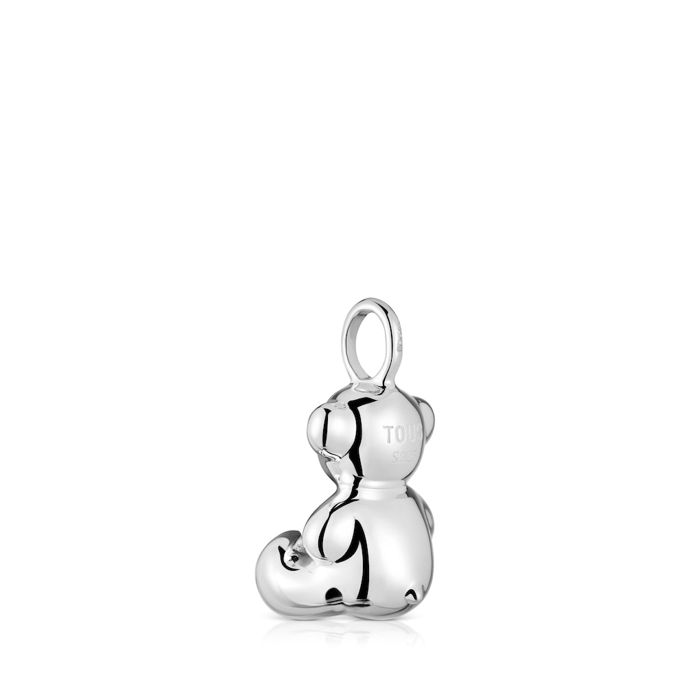 Medium bear Pendant in silver and pearl Bold Bear |
