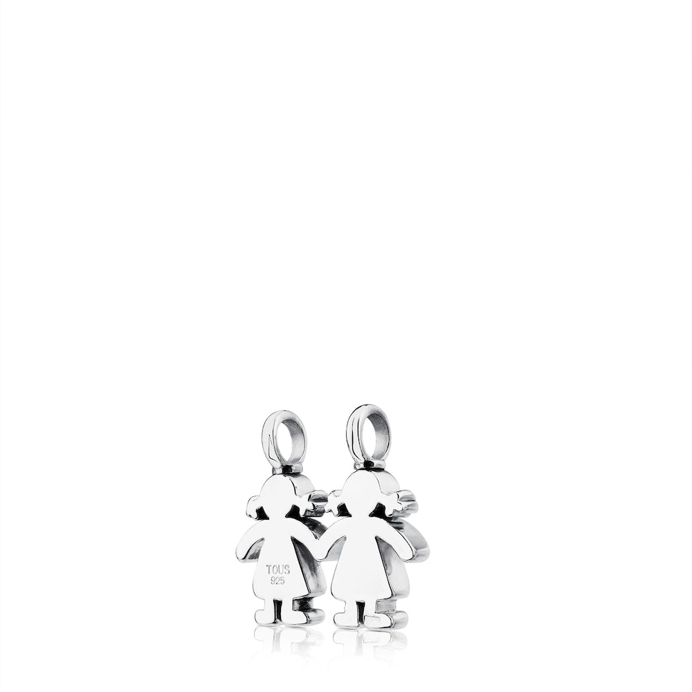 Silver Sweet Dolls girls Pendant |