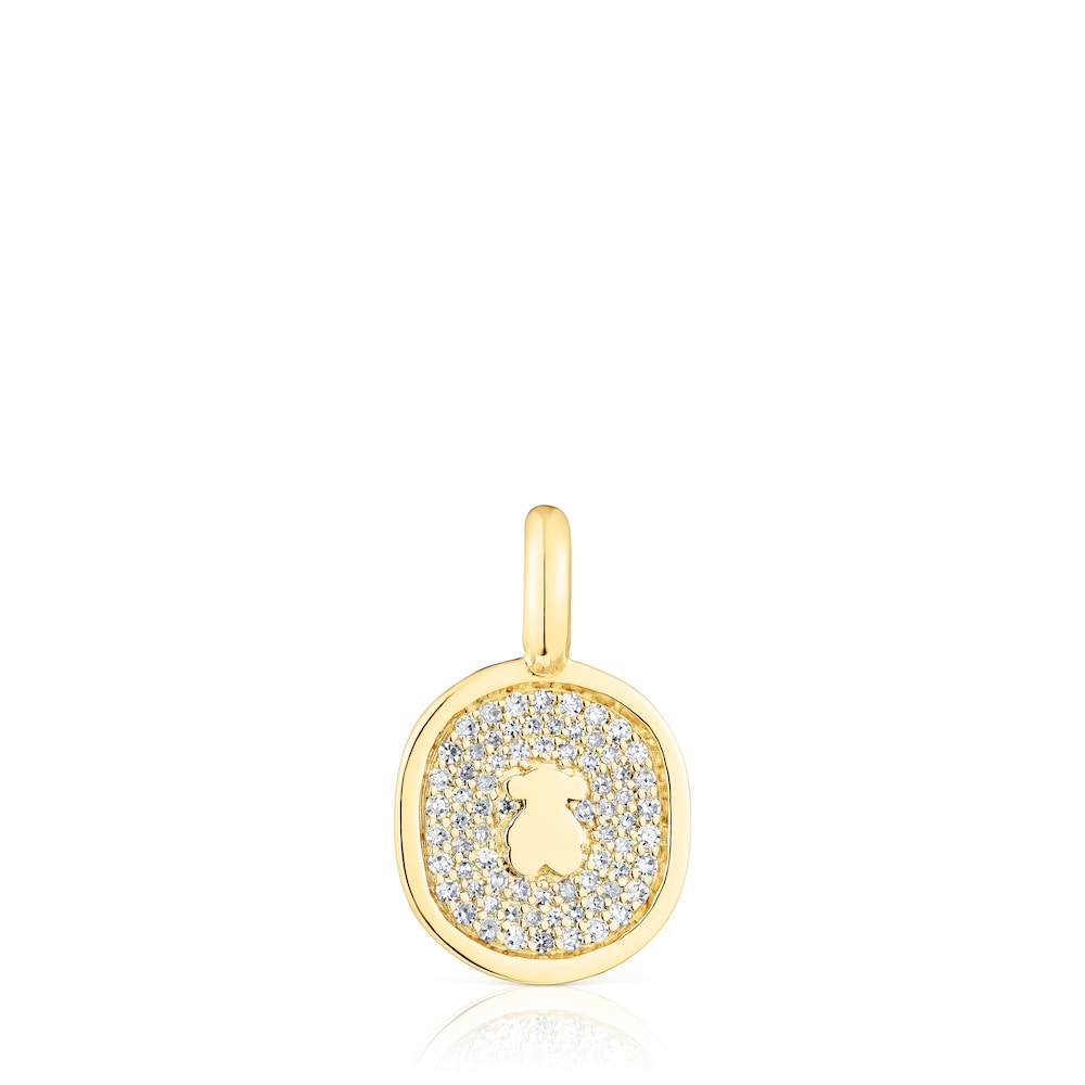 Gold Oursin Pendant