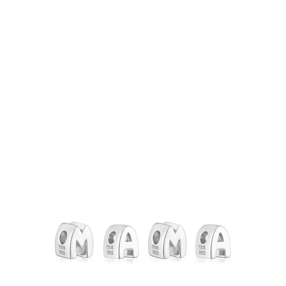 Silver pack of Charms Mama |