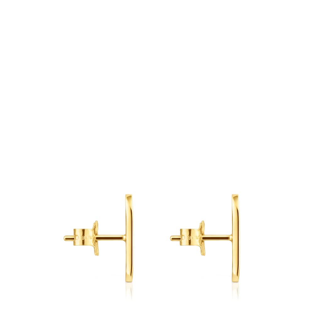 Gold Oursin Earrings |