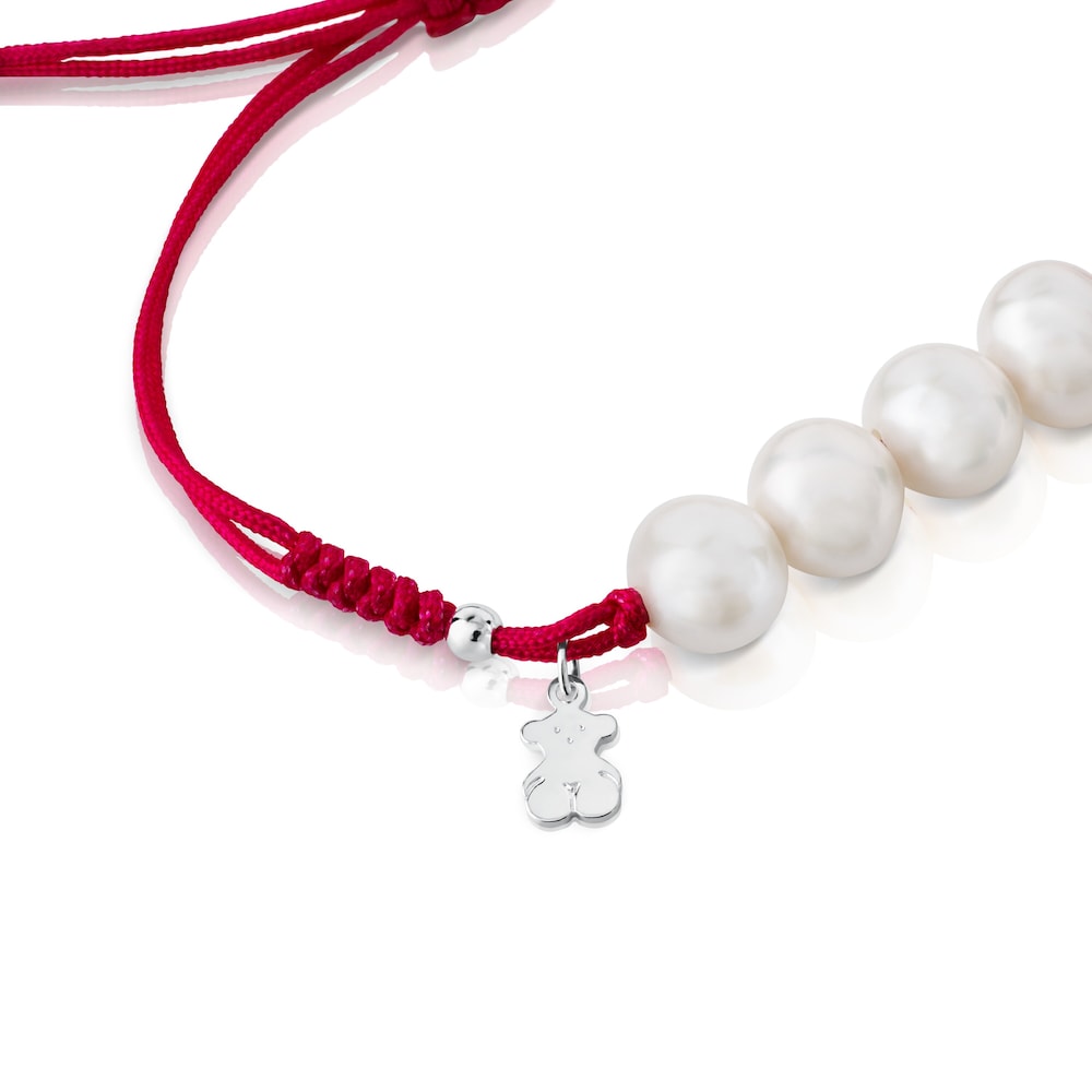 Silver Pearls Bracelet with pearls |