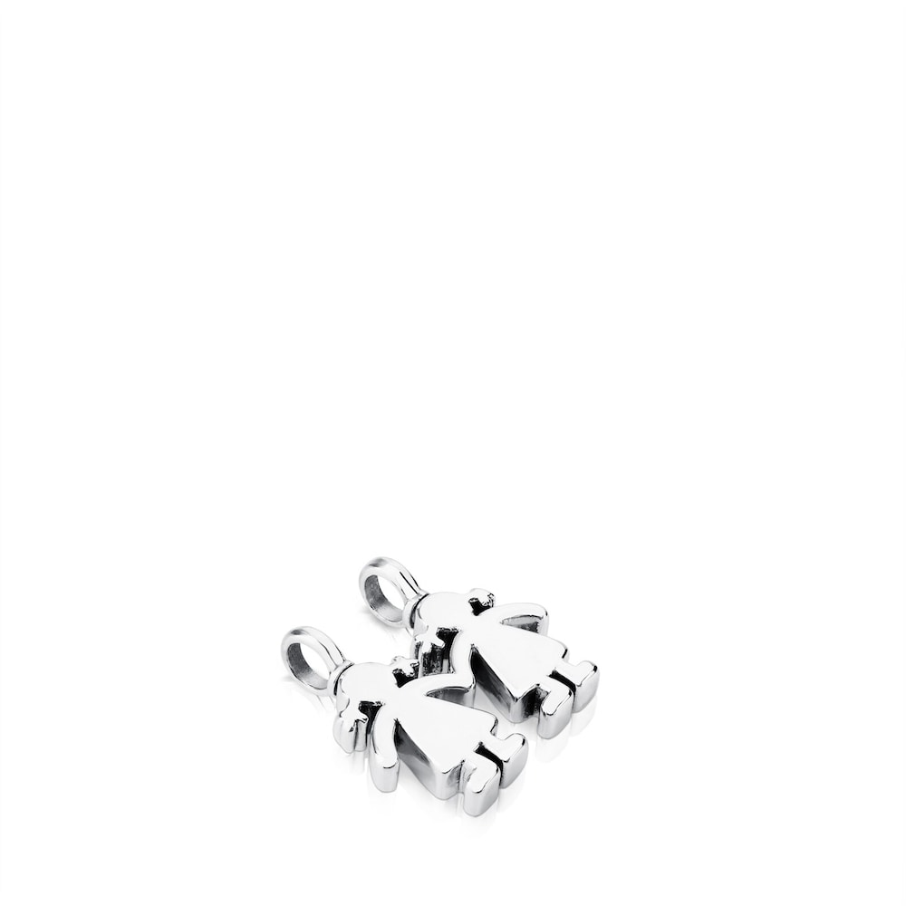 Silver Sweet Dolls girls Pendant |