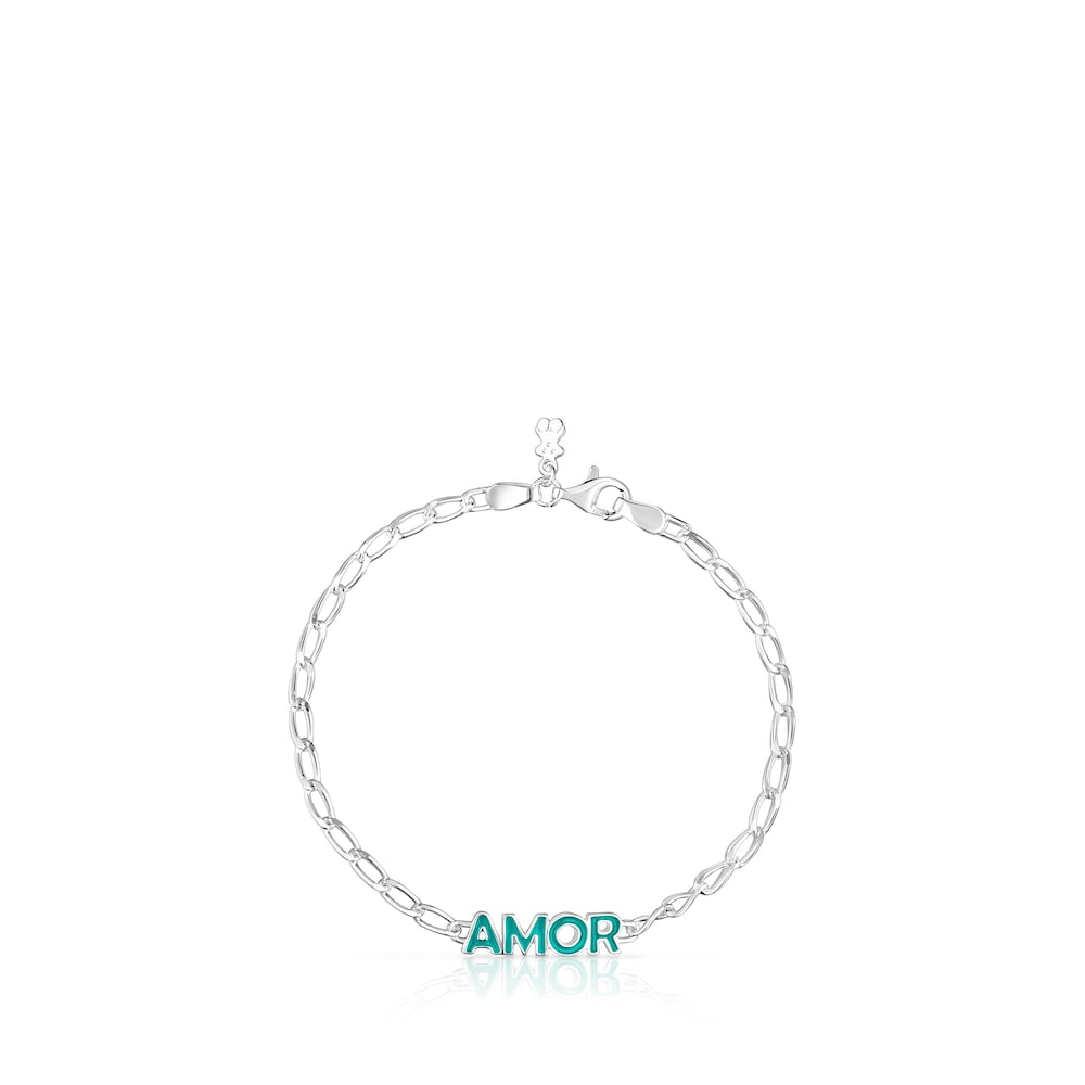 Blue Crossword Amor Bracelet |