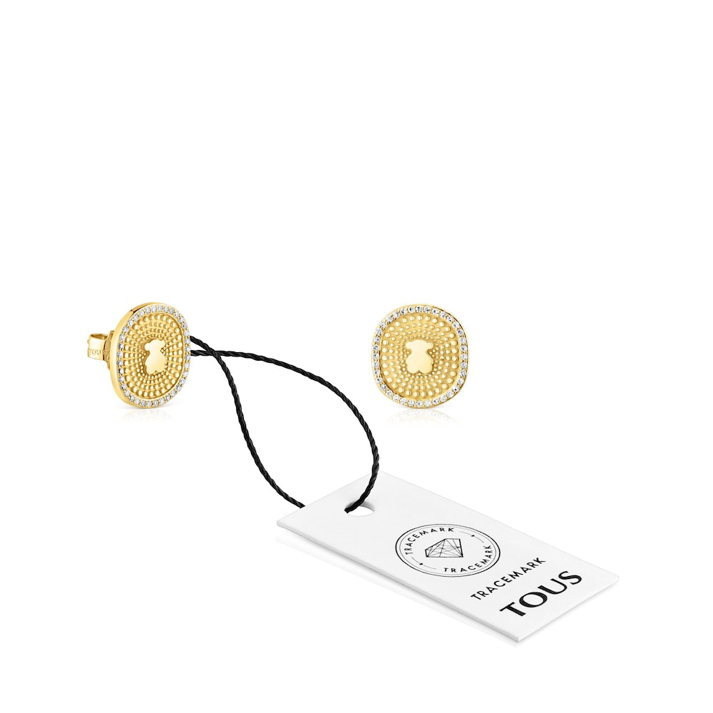 Gold Oursin Earrings |