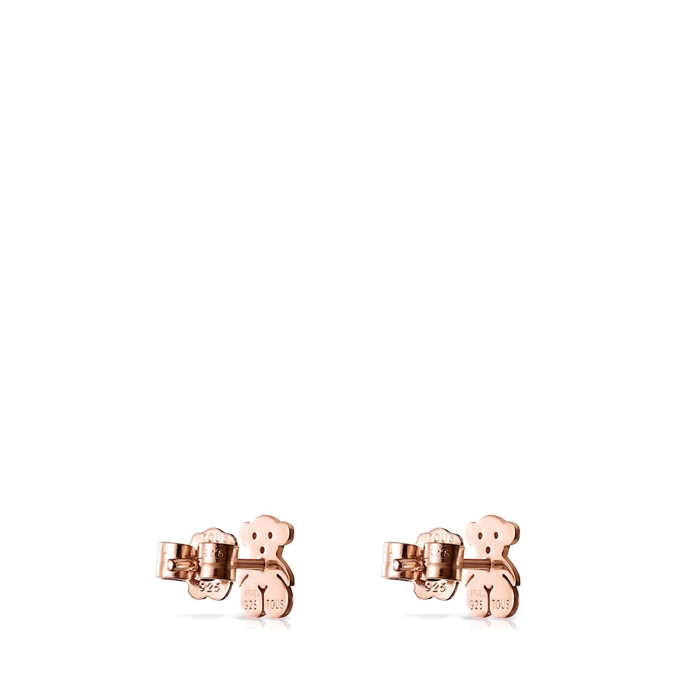 Rose Vermeil Silver Sweet Dolls Earrings |