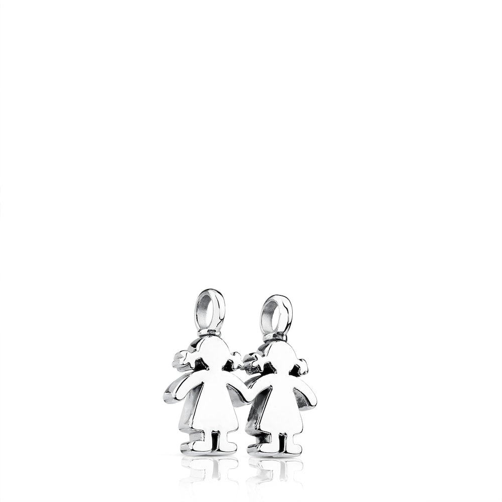 Silver Sweet Dolls girls Pendant |