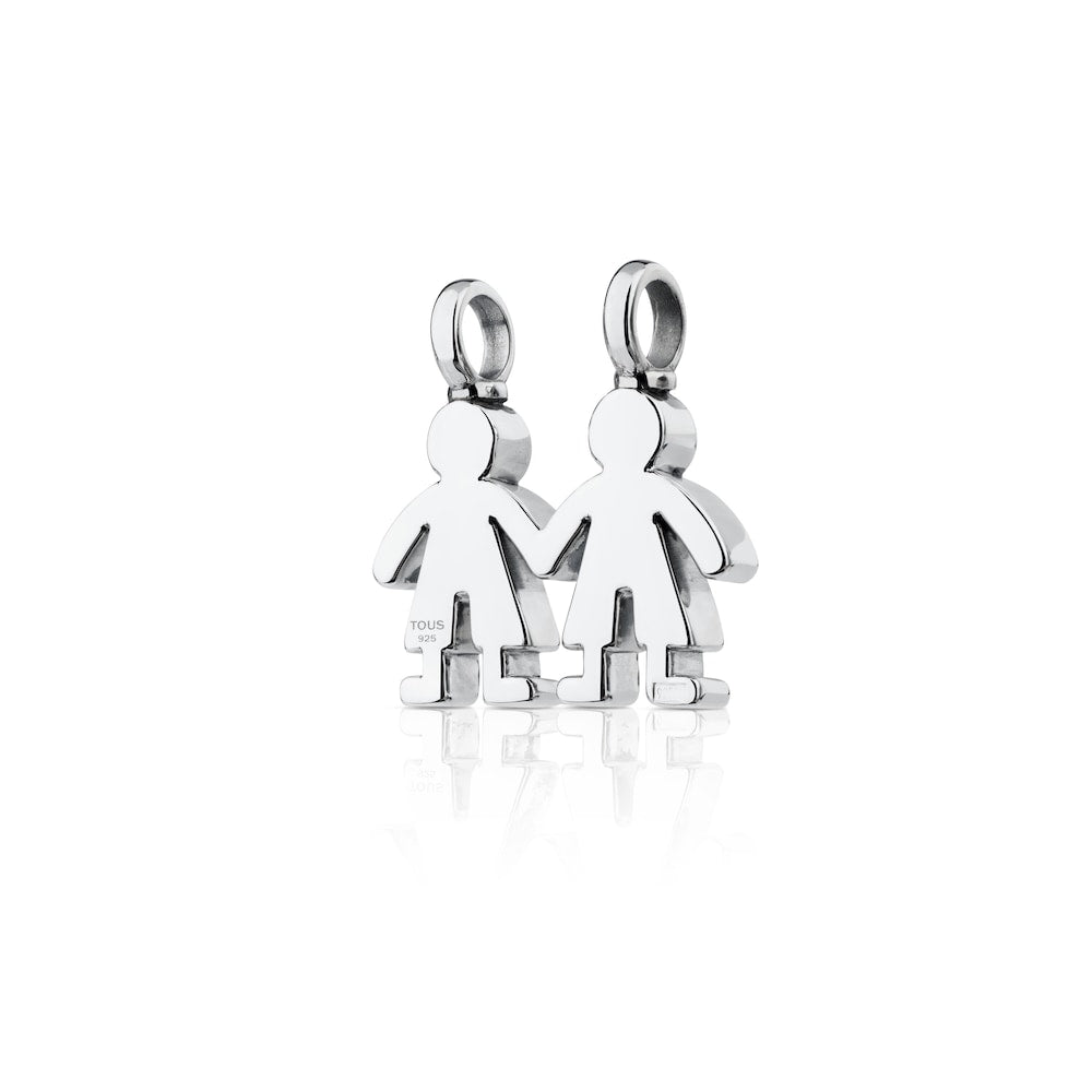 Silver Sweet Dolls boys Pendant |