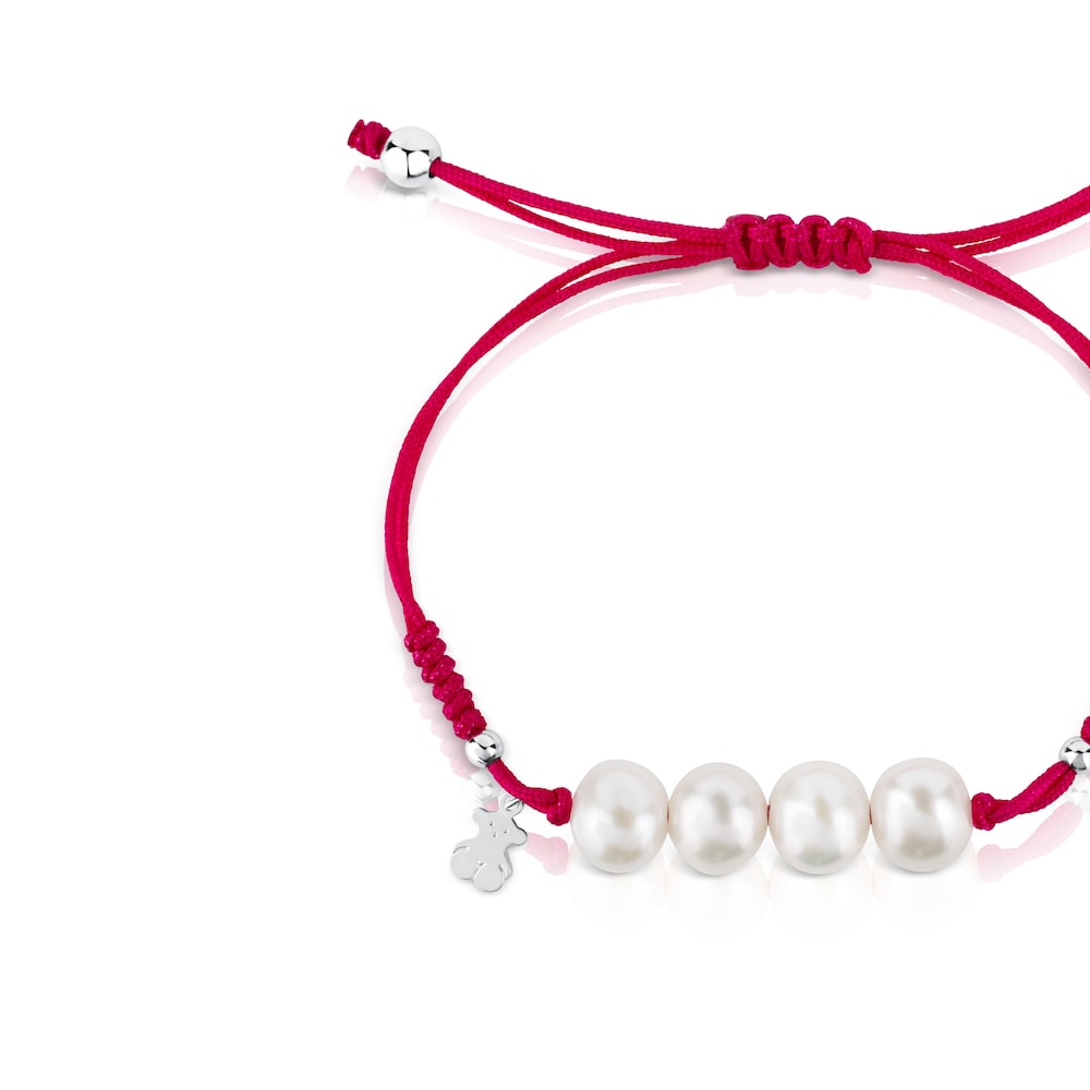 Silver Pearls Bracelet with pearls |