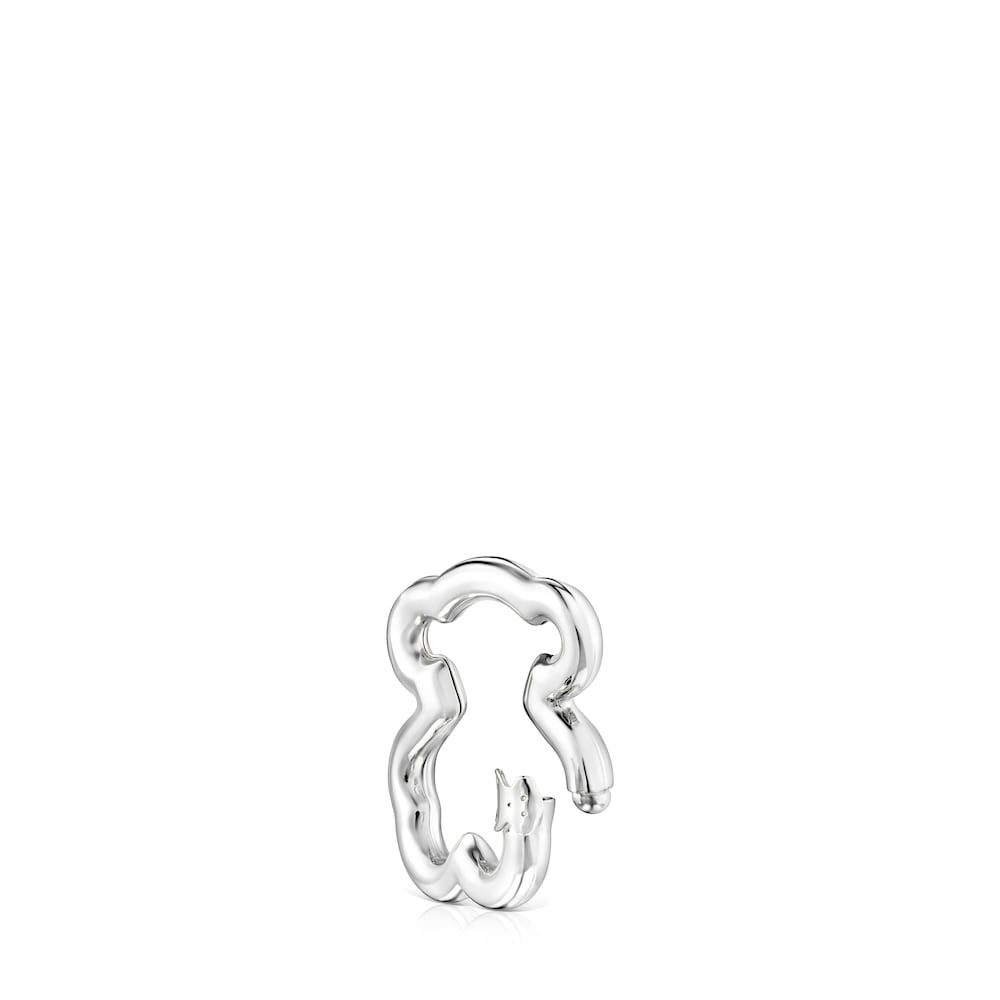 Hold Silver Bear Ring