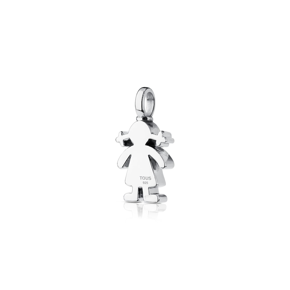Silver Sweet Dolls girl Pendant