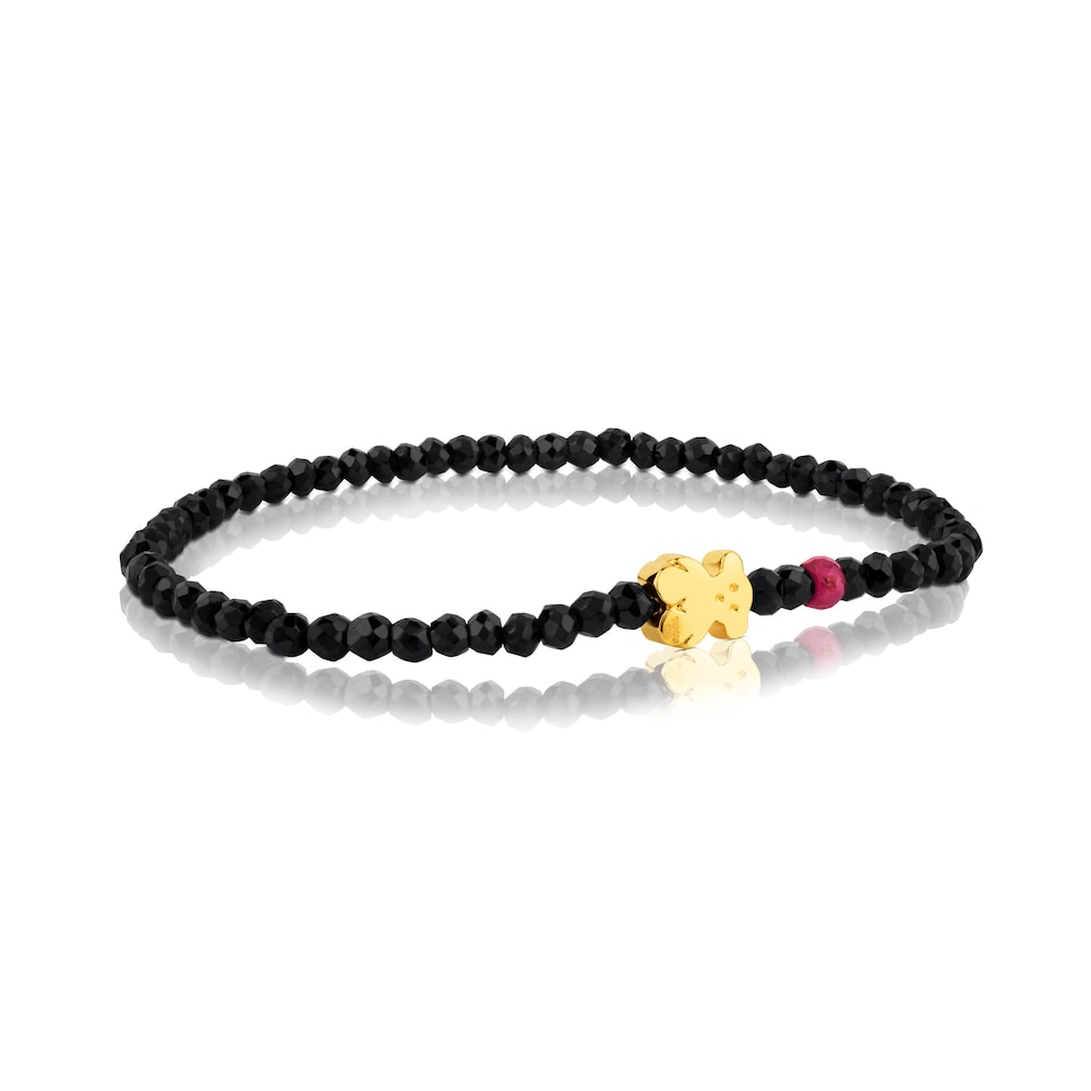 Gold Sweet Dolls Bracelet with rubies |
