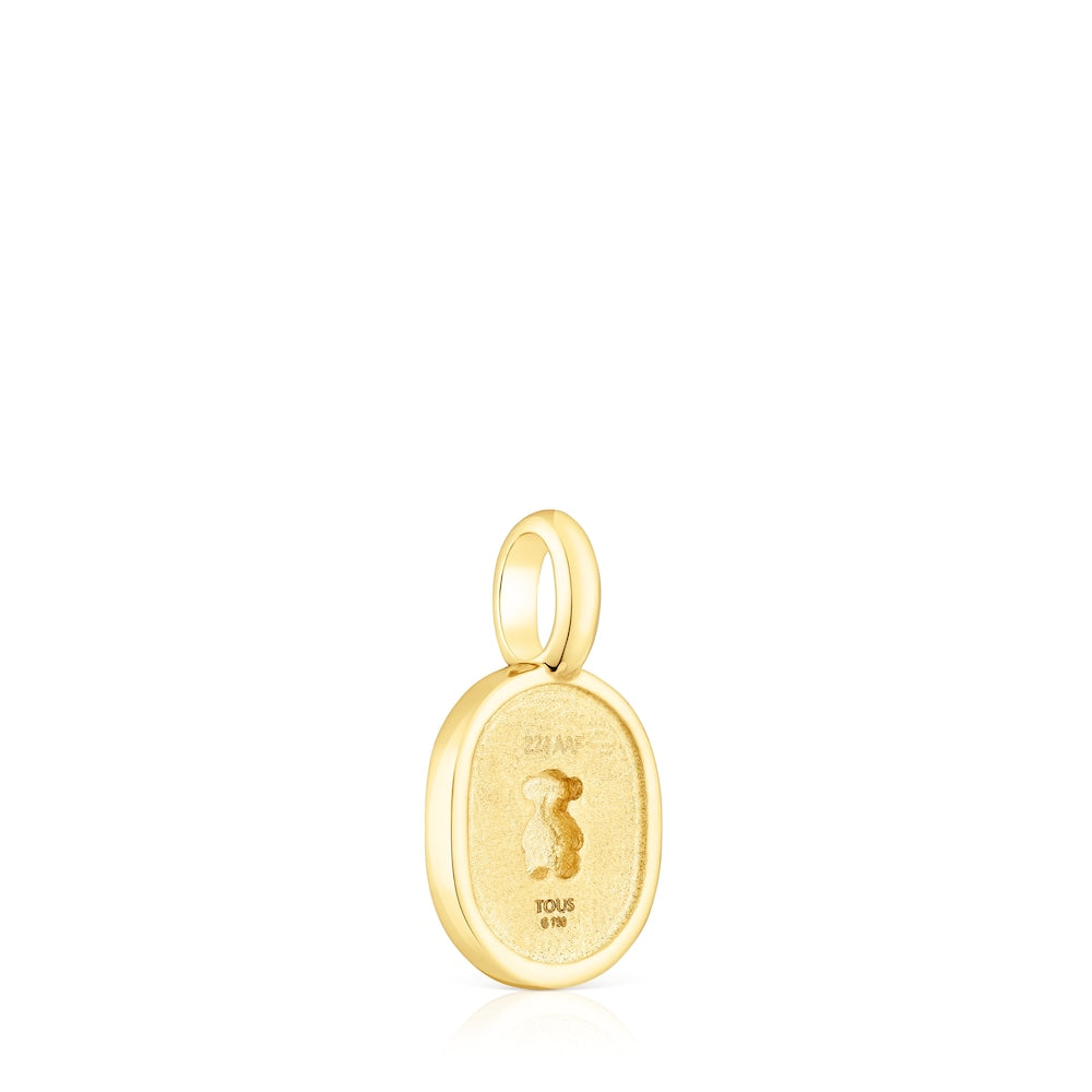 Gold Oursin Pendant