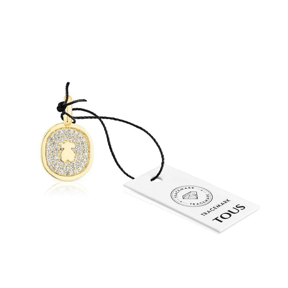 Gold Oursin Pendant