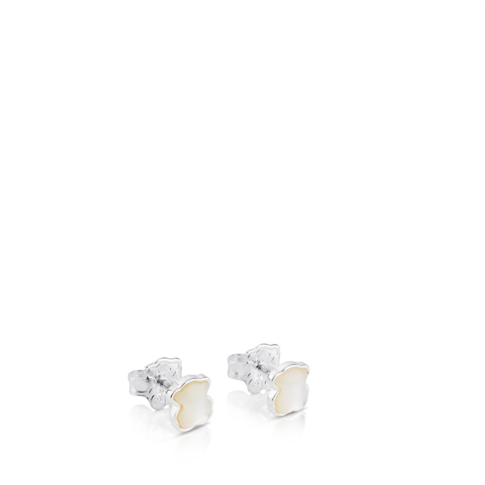 Silver Color Earrings with mother-of-pearl |